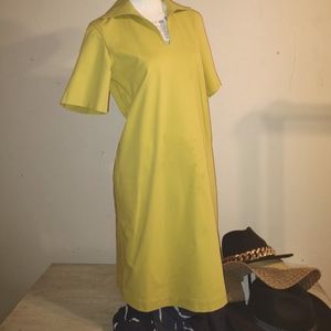 Awesome mustard yellow pocket dress